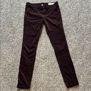 Women's Corduroy Pants in Deep Brown